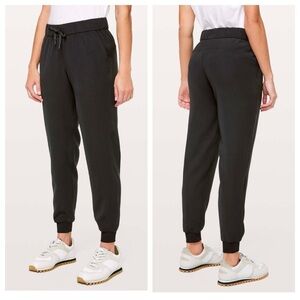 Lululemon Black On The Fly Jogger Pants Sz 6